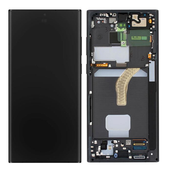 Samsung Bloc Complet pour Samsung Galaxy S22 Ultra Écran LCD Vitre Tactile Noir