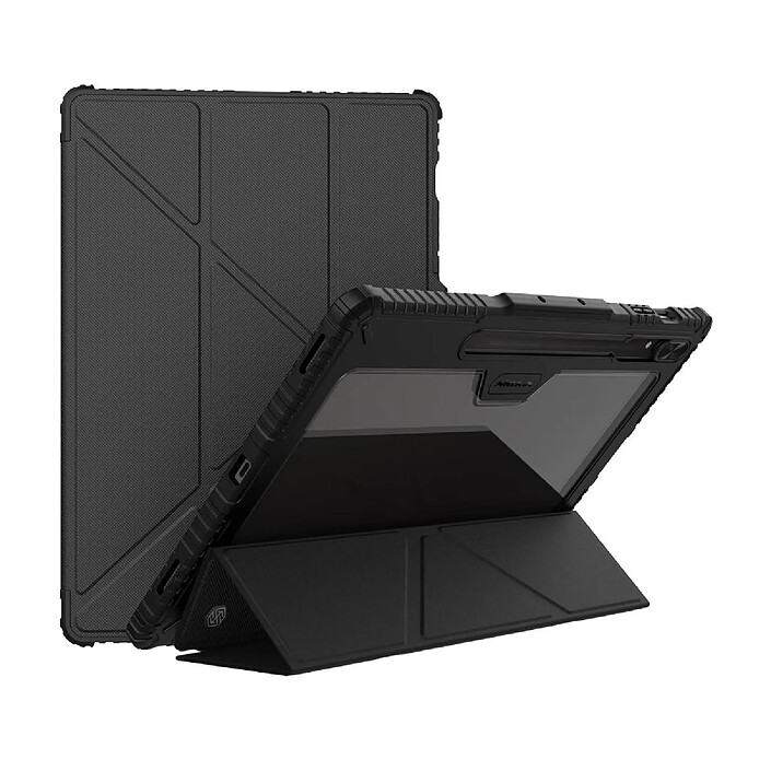 Avis Nillkin Étui pour Galaxy Tab S9 Ultra / S10 Ultra Bumper PRO avec Cache Caméra Noir