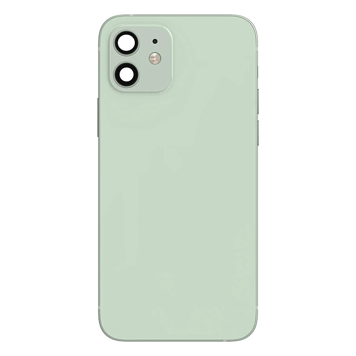 Clappio Châssis Complet pour iPhone 12 Cadre central et Vitre arrière