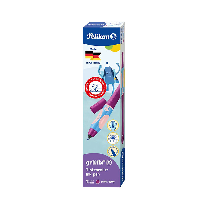 PELIKAN Stylo roller Encre griffix pour Droitiers sweet berry