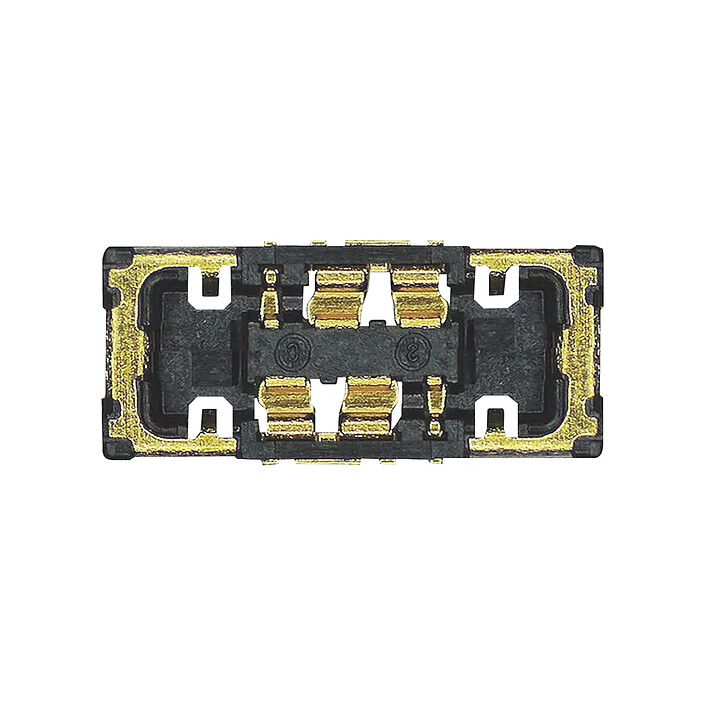 Clappio Connecteur FPC Batterie pour iPhone XS Max, XS, XR, X, 8 Plus et 8 Noir