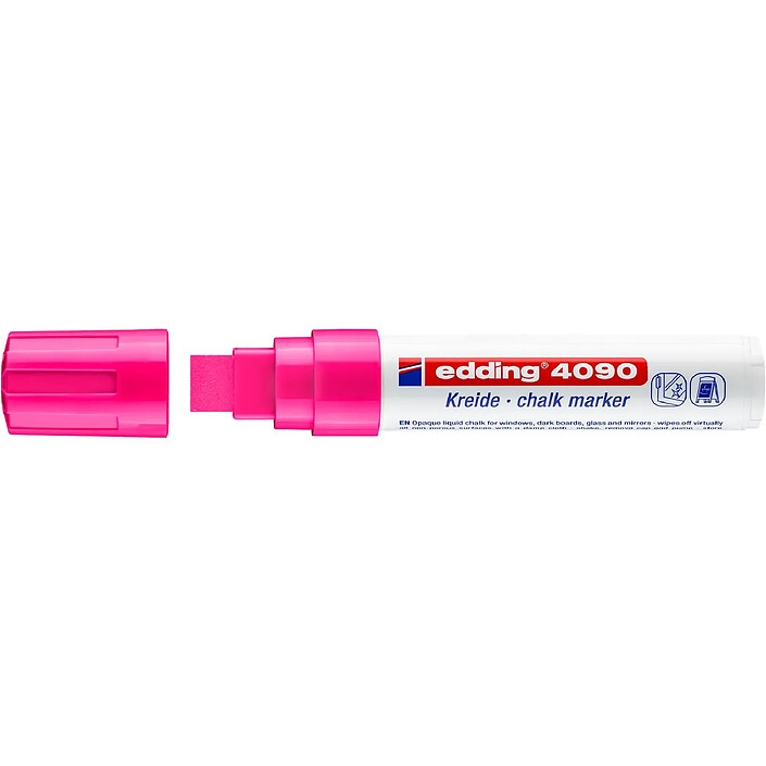EDDING Marqueur craie liquide 4090 rose fluOrescent 4-15 mm