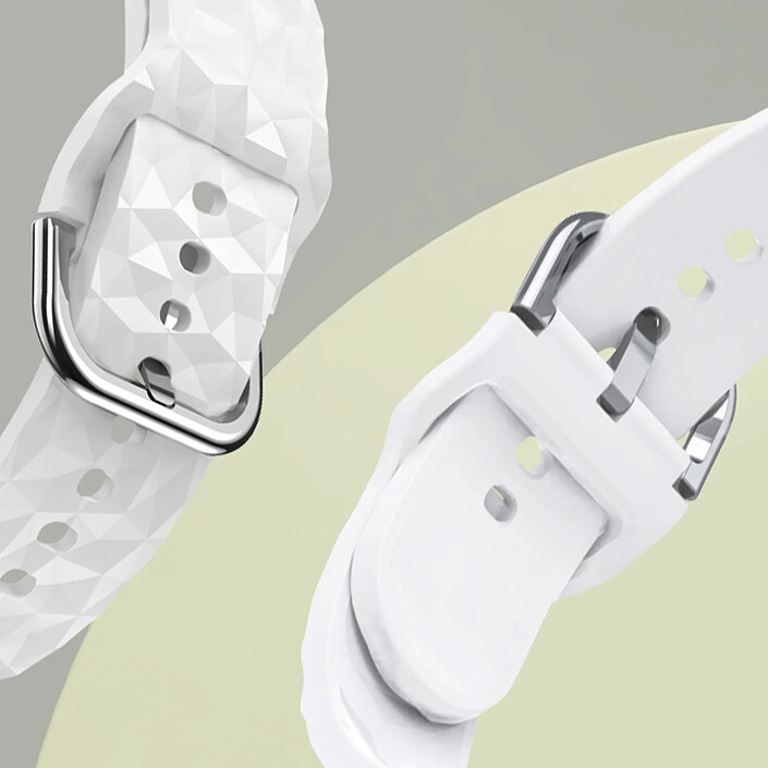 Avizar Bracelet pour Samsung Galaxy Watch 5 / 5 Pro / 4 Silicone Texturé Losange pas cher