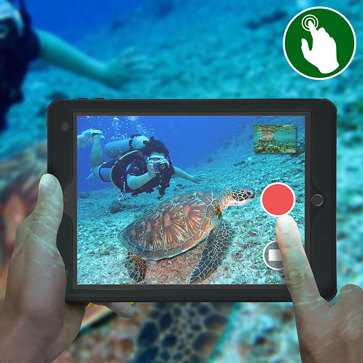 4smarts Coque pour iPad 2021 2020 et 2019 10.2 Étanche 2m, 4Smarts Transparent pas cher