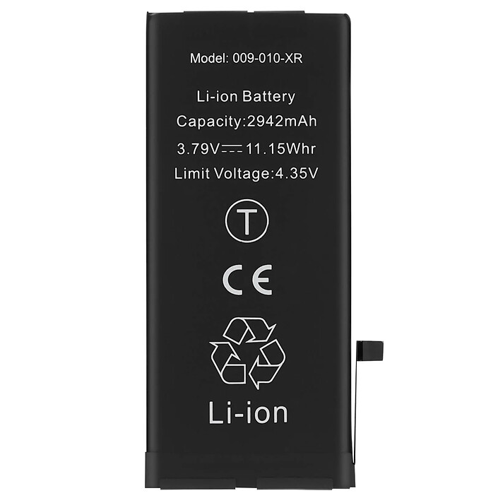 Clappio Batterie pour Apple iPhone XR 2942mAh 100% compatible