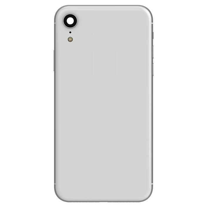 Clappio Châssis Complet pour iPhone XR Cadre central et Vitre arrière