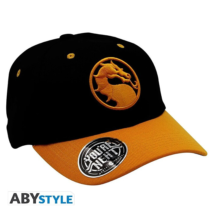 Mortal Kombat - Casquette Noire Logo Mortal Kombat pas cher
