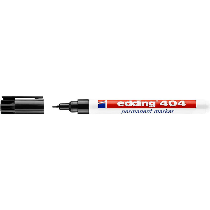 Acheter EDDING Marqueur Permanent 404 Noir Pointe Ultrafine 0,75 mm x 10