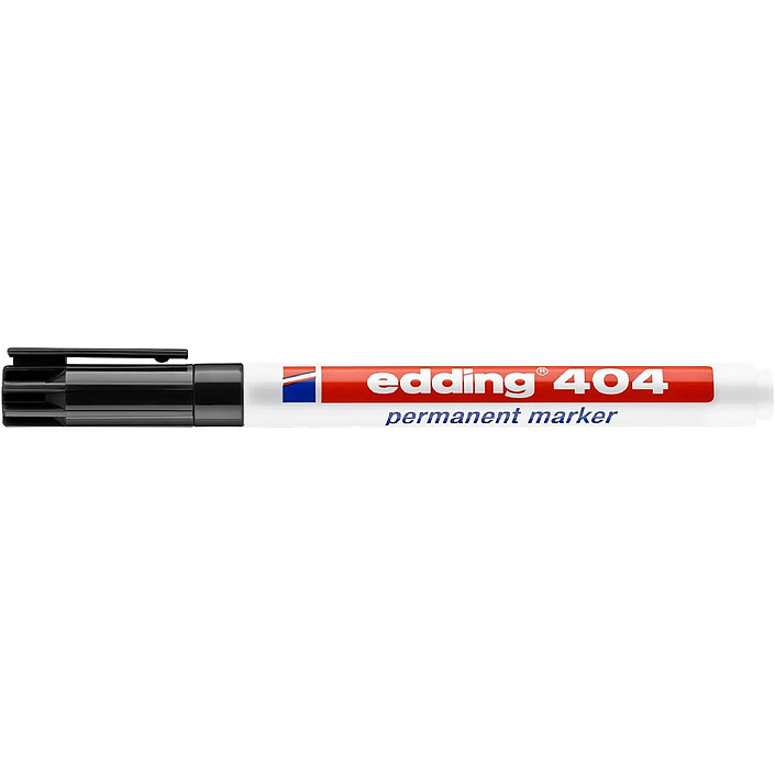 EDDING Marqueur Permanent 404 Noir Pointe Ultrafine 0,75 mm x 10 pas cher