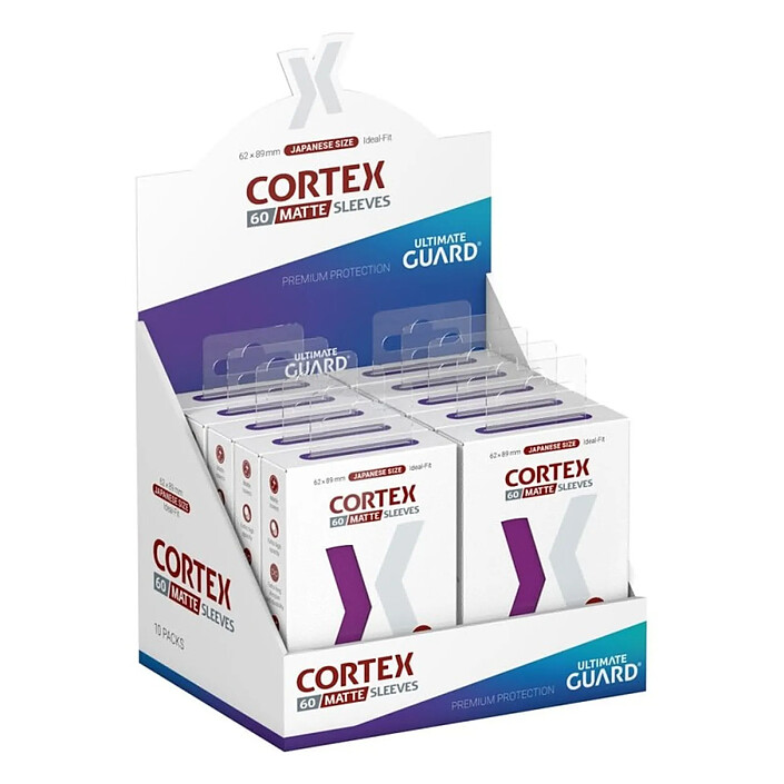 Ultimate Guard - Pack 60 pochettes Cortex Sleeves Japanese Size Matte Violet pas cher