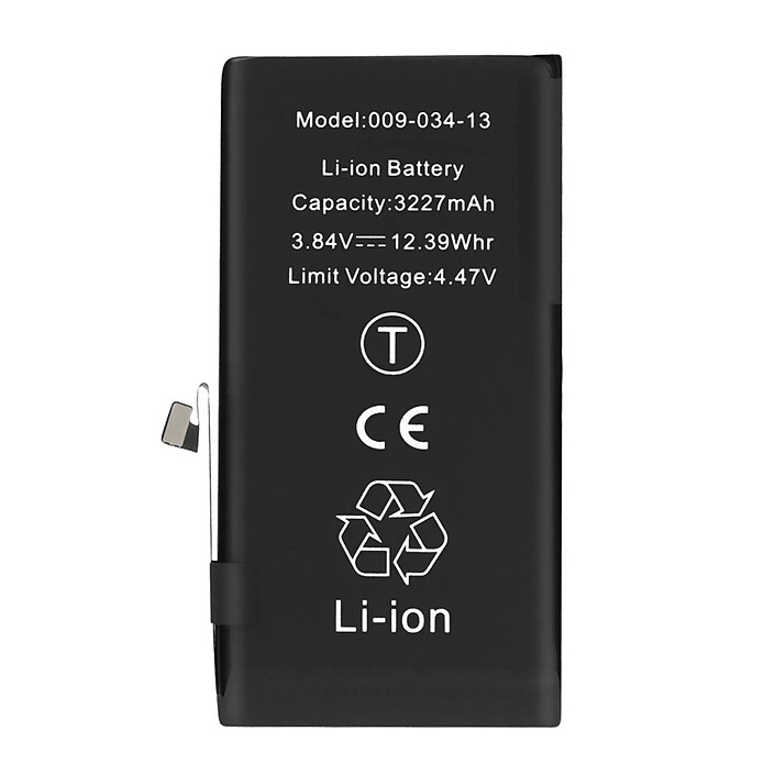 Clappio Batterie Decode PCB Version pour iPhone 13 3227mAh Noir