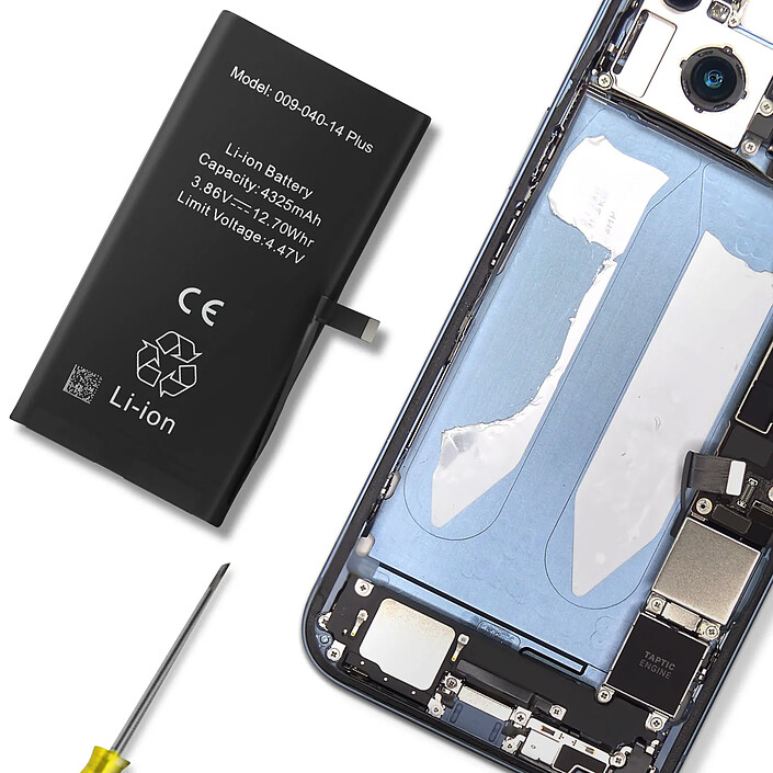 Avis Clappio Batterie interne pour Apple iPhone 14 Plus 4325mAh Puce TI intégré