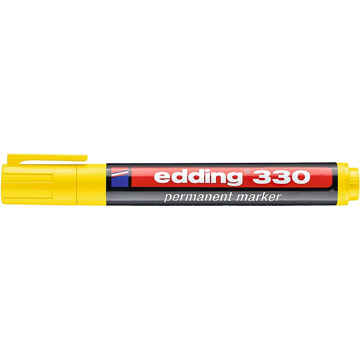Avis EDDING Marqueur Permanent 330 Jaune Pointe Biseautée 1-5 mm x 6