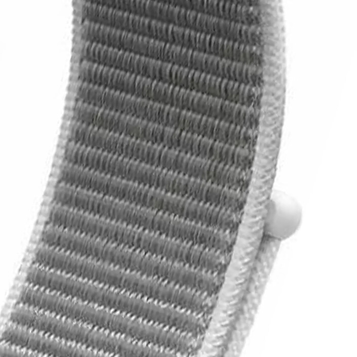 Devia Bracelet pour Apple Watch 42/44/45/49mm en Nylon Blanc pas cher