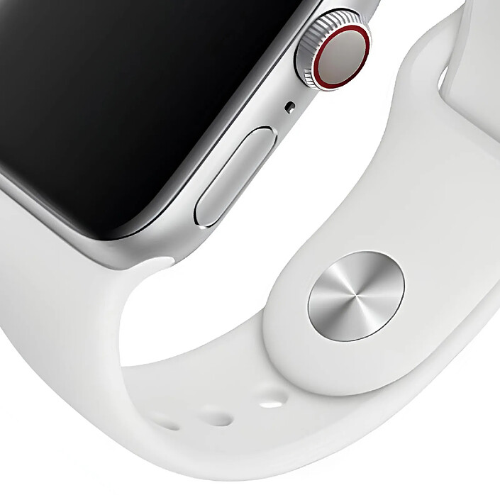 Avis Devia Bracelet pour Apple Watch 42/44/45/49mm Sport Blanc
