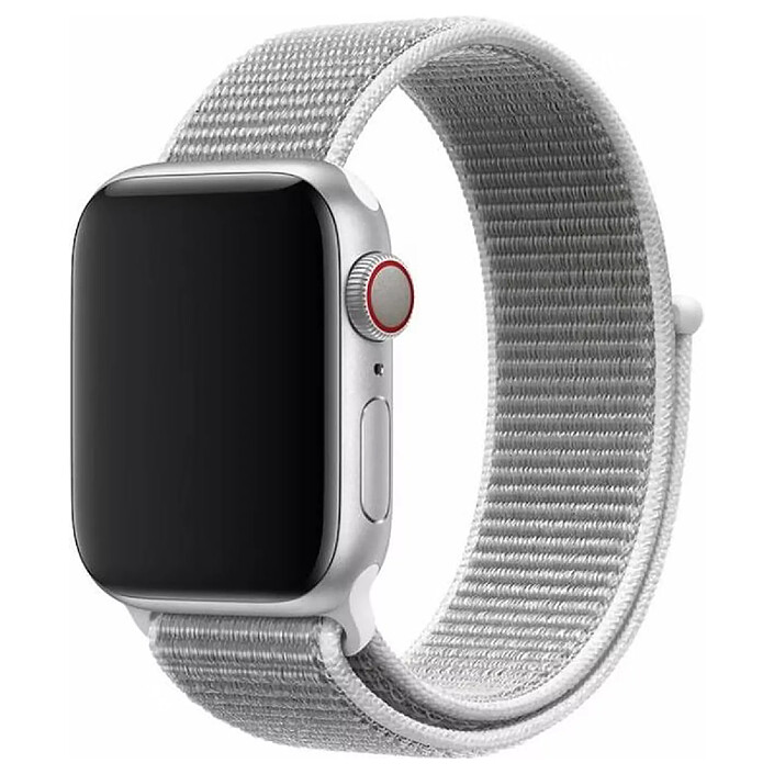 Devia Bracelet pour Apple Watch 42/44/45/49mm en Nylon Blanc