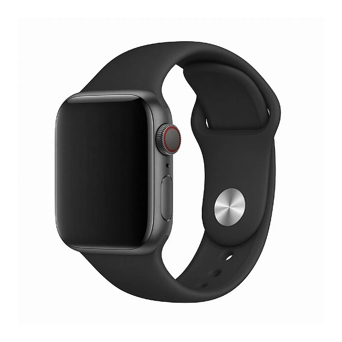 Devia Bracelet Sport pour Watch 38 / 40 / 41mm Résistant et Confortable Noir