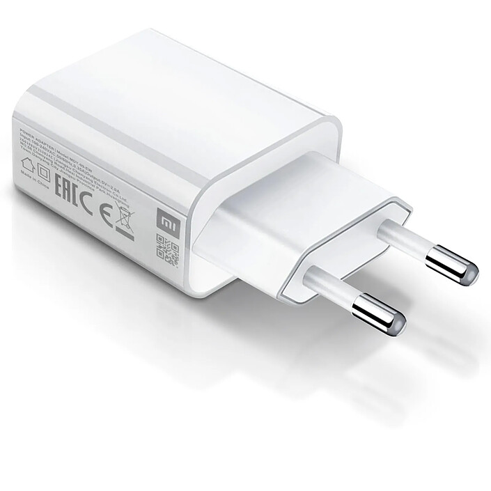 xiaomi Chargeur secteur USB 2A Charge Rapide Design Compact MDY-09-EW Xiaomi Blanc