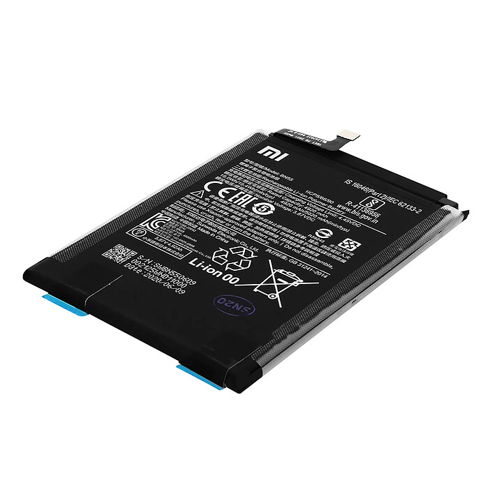 Xiaomi Batterie pour Xiaomi Redmi Note 9S 5020mAh BN55 Service Pack Noir