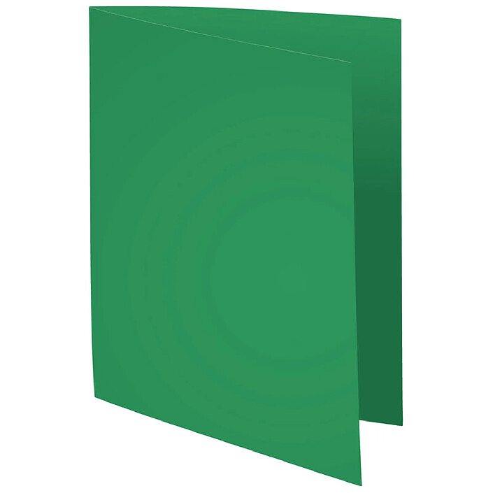 Avis EXACOMPTA Paquet 100 Sous-Chemise ROCK'S Papier 80g Teintes Vives Vert Sapin x 10
