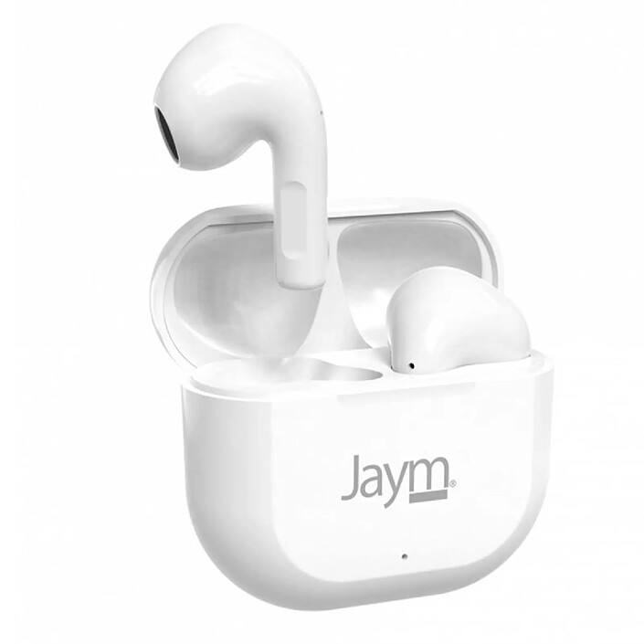 Acheter Jaym Écouteurs Sans Fil True Wireless TS-123B 5.0 avec Micro et Commandes Tactiles Blanc