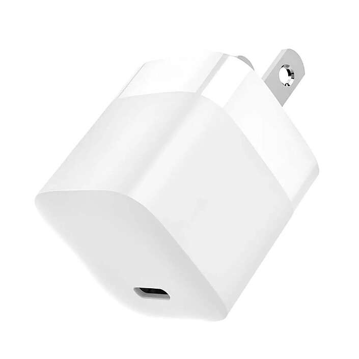 Jaym Chargeur Secteur Rapide USB-C 30W 3A PD Prise US Blanc pas cher