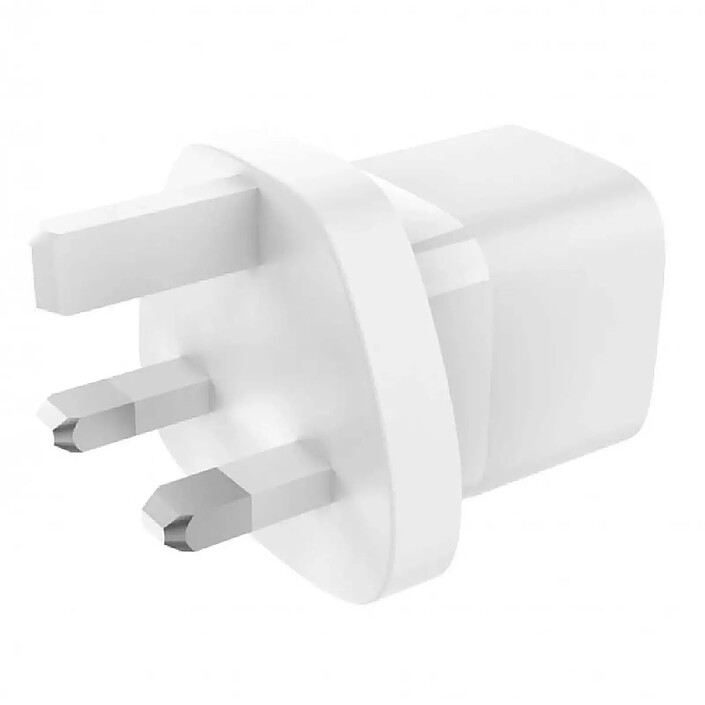Acheter Jaym Chargeur Secteur Double USB-A 12 W 2,4A Prise UK et Dubai Blanc