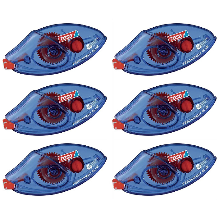 TESA Roller de Colle Permanente Ecologo 8,4 mm x 8,5 m x 6