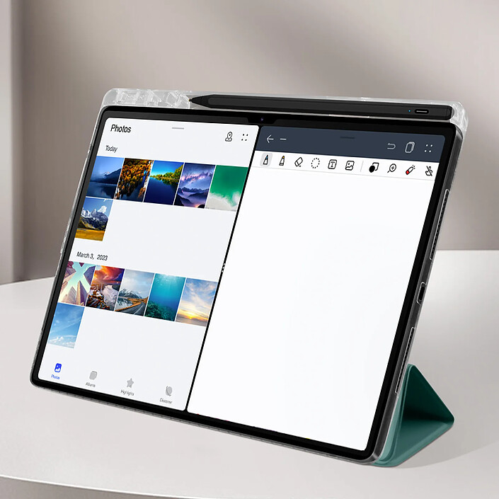 Avis Avizar Housse Trifold pour Huawei MatePad Pro 13.2 Support Multipostions Vert foncé