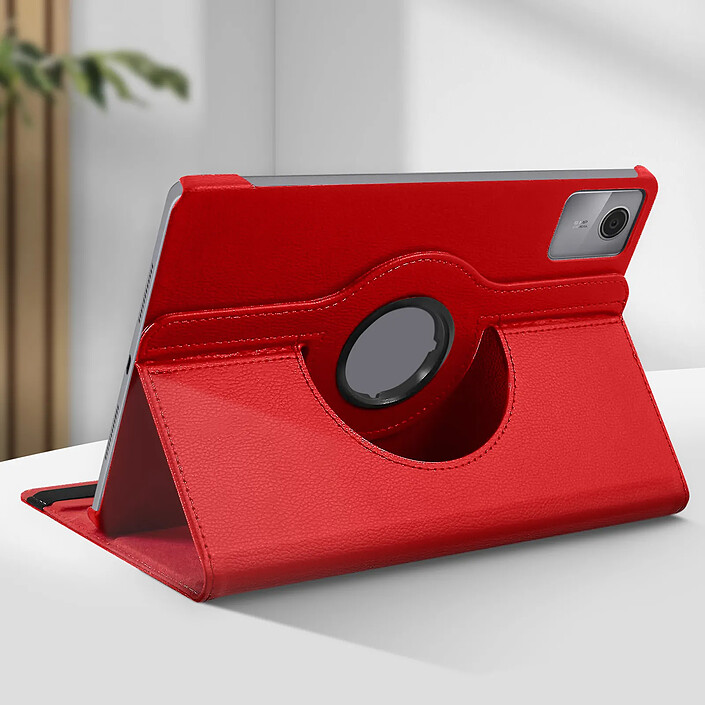 Avis Avizar Étui pour Lenovo Tab M11 Clapet Folio Rotatif 360 Support Stand Rouge