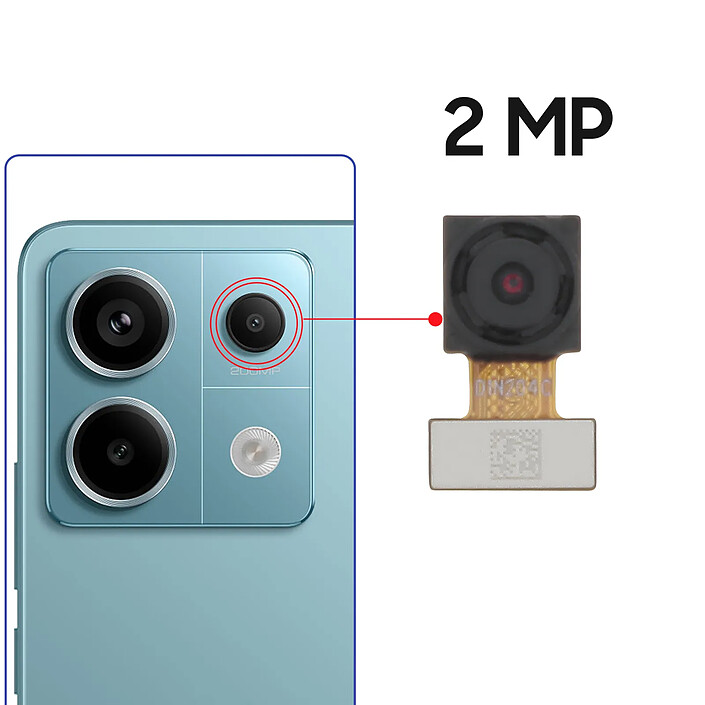 Avis Clappio Caméra Objectif Macro pour Xiaomi Redmi Note 13 Pro , Note 13 Pro Plus