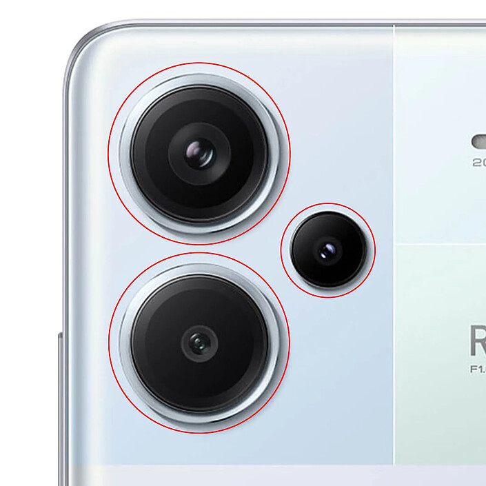 Avis Clappio Lentille Caméra Arrière pour Xiaomi Redmi Note 13 Pro Plus