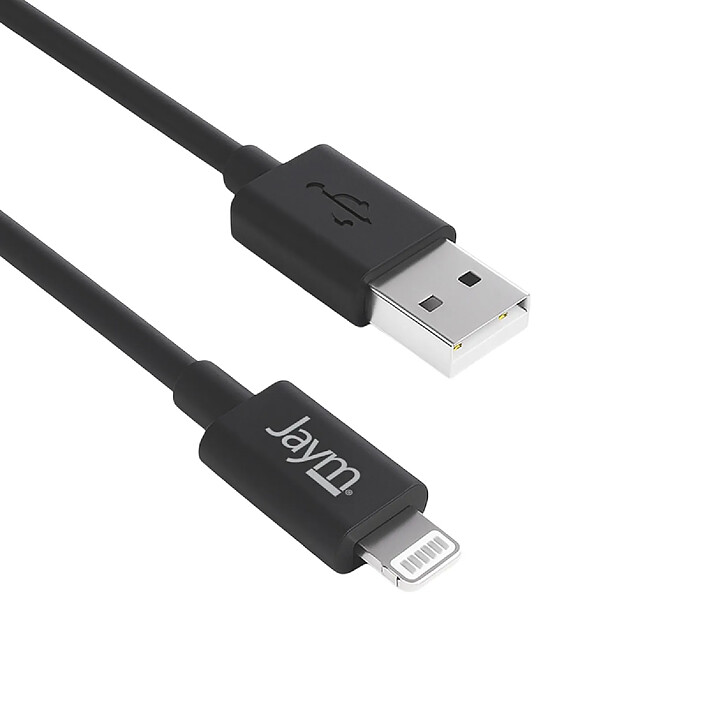 Avis Jaym Câble de Charge et Synchronisation de donnée USB vers Lightning MFI 2,4A 1M Noir