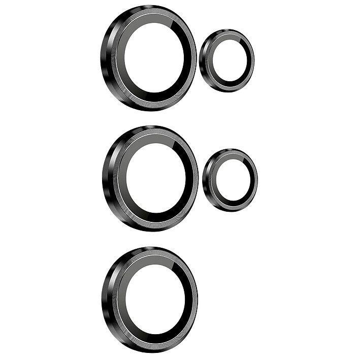 Enkay Protège Caméra pour Samsung Galaxy S24 Ultra Verre Trempé 9H Noir