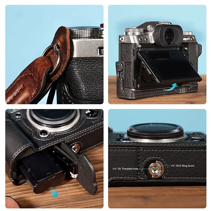 Avis SMALLRIG Dragonne avec demi-cage pour Fujifilm X-T5 - 3927