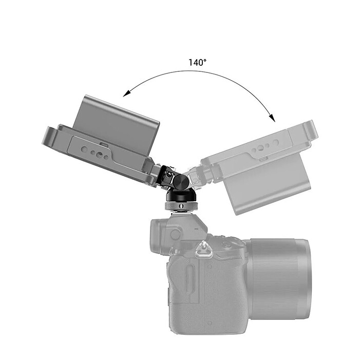 Avis SMALLRIG Support de Moniteur Pivotant et Inclinable avec Adaptateur de Cold Shoe - BSE2346