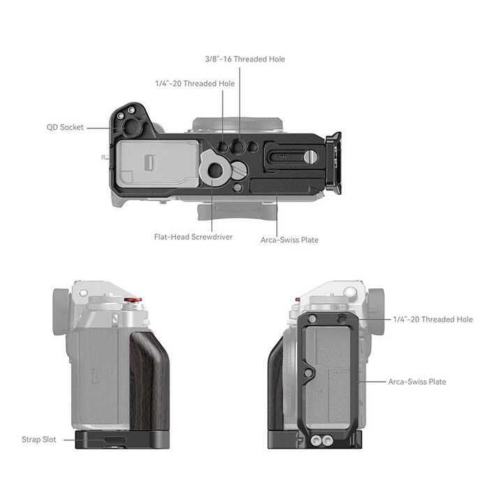 Avis SMALLRIG Support en L pour Fujifilm X-T5 - 4137