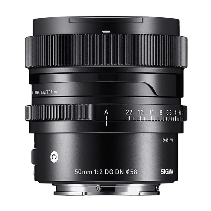 Avis SIGMA Objectif 50mm f/2 DG DN Contemporary Compatible avec Sony FE
