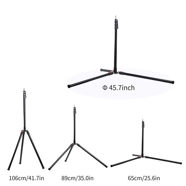 Avis K&F Trepied d'éclairage aluminium