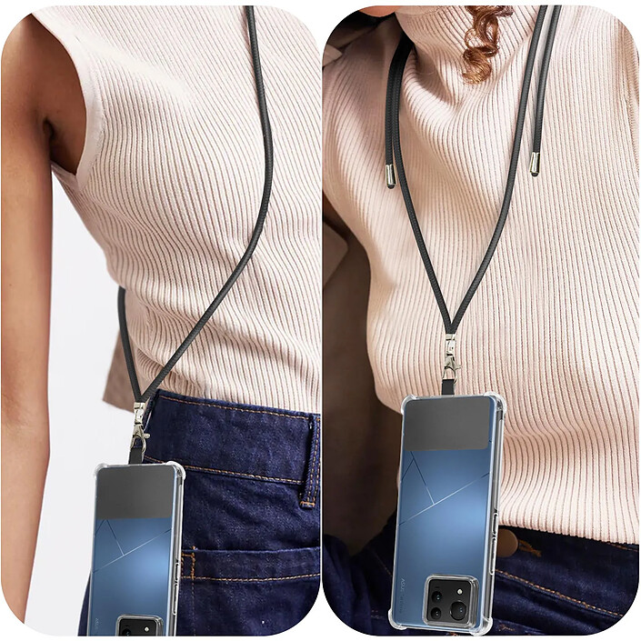 Avis Avizar Cordon pour Smartphone Nylon Tressé 80cm Réglable Accroche Universelle
