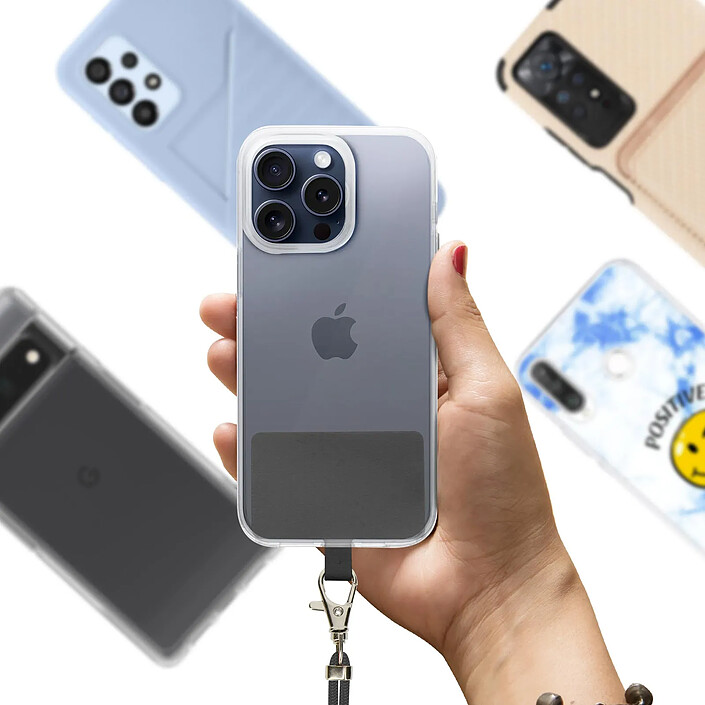 Acheter Avizar Cordon pour Smartphone Nylon Tressé 80cm Réglable Accroche Universelle
