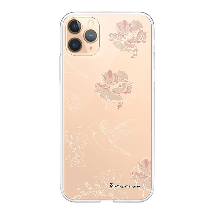 LaCoqueFrançaise Coque iPhone 11 Pro 360 intégrale transparente Motif Fleurs Blanches Tendance .