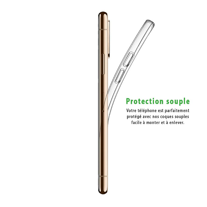 Acheter LaCoqueFrançaise Coque iPhone 11 Pro Max silicone transparente Motif Botanic Amour ultra resistant