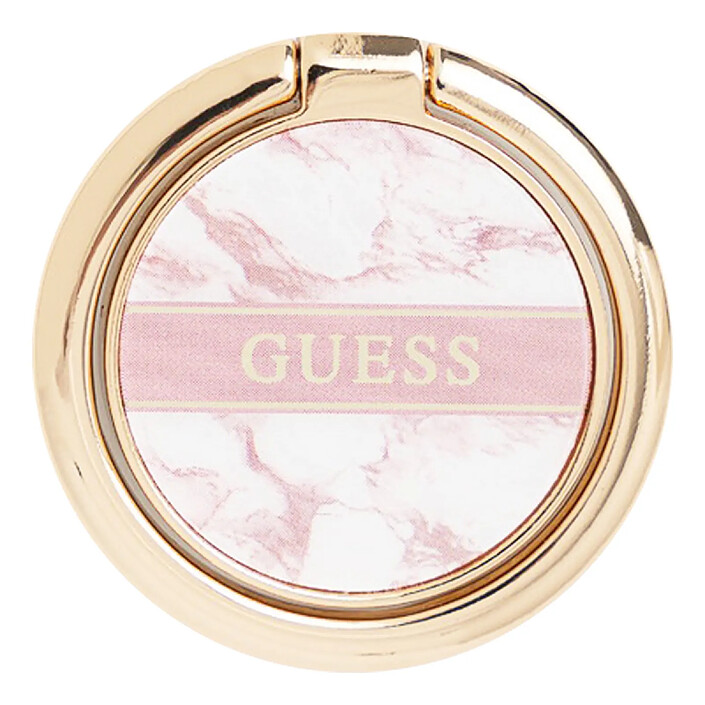 Guess Anneau de Support Universel Motif Marbre Rose