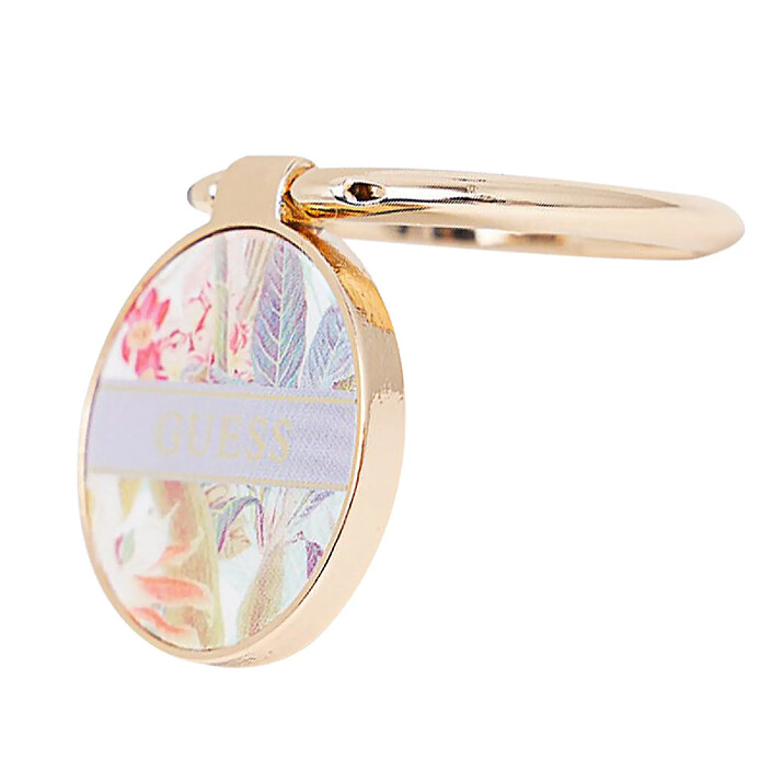 Avis Guess Anneau de Support Universel Motif Fleur Violet clair