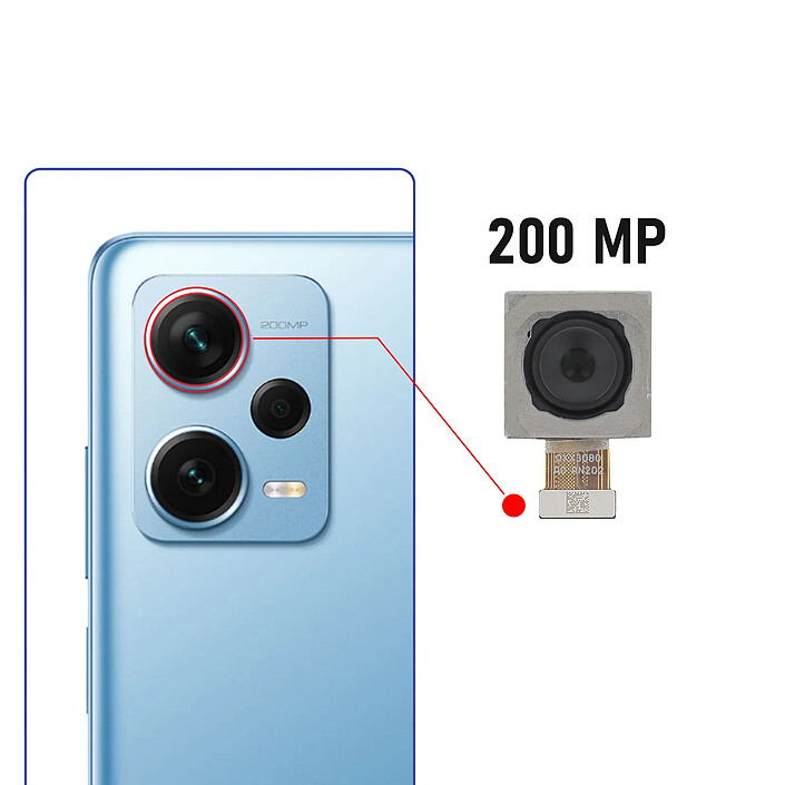 Avis Clappio Caméra Arrière Principal pour Xiaomi Redmi Note 12 Pro Plus 200MP