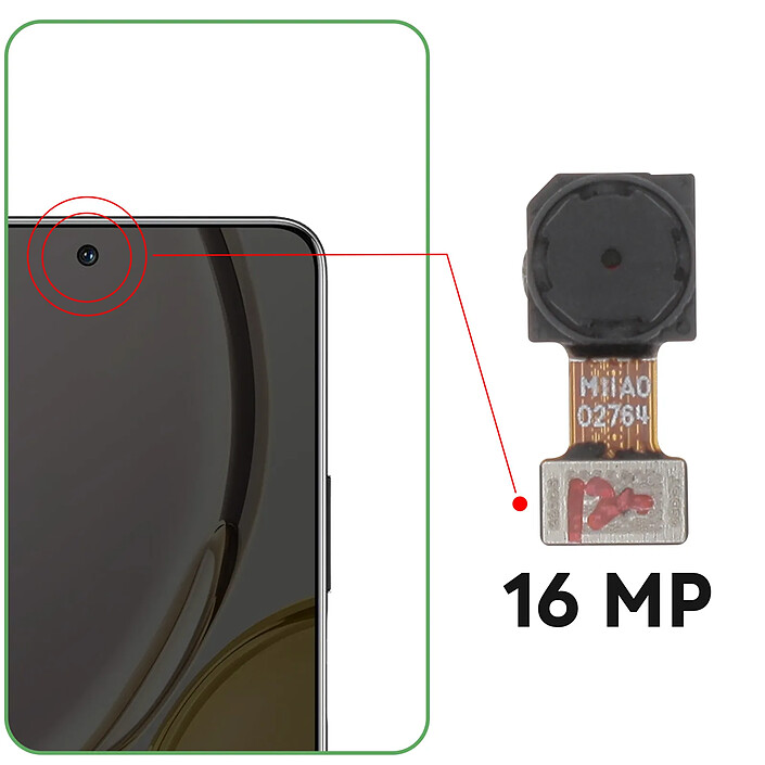 Avis Clappio Caméra Avant pour Honor Magic 4 Lite 4G Capteur Selfie 16MP