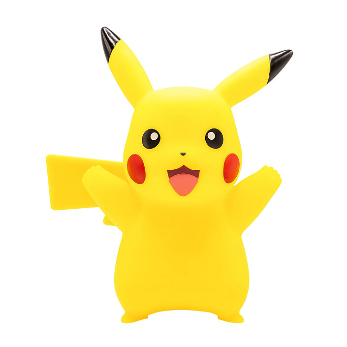 BigBen Lampe Veilleuse Sans Fil Pikachu Heureux 25cm avec Fonction Touch Sensor Jaune