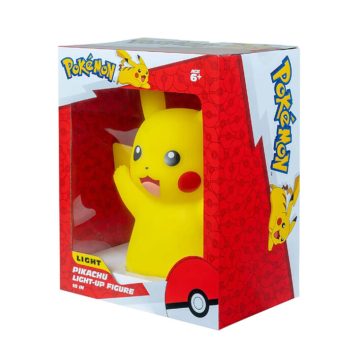BigBen Lampe Veilleuse Sans Fil Pikachu Heureux 25cm avec Fonction Touch Sensor Jaune pas cher