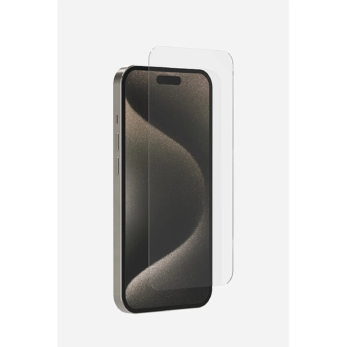 LaCoqueFrançaise Vitre iPhone 15 Pro de protection en verre trempé transparente Motif